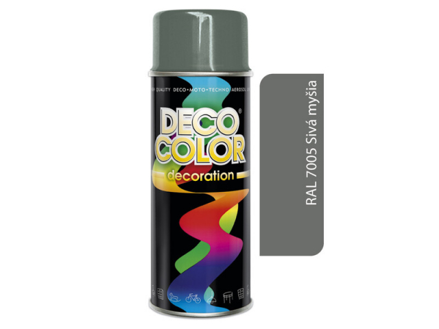 DECO COLOR sprej RAL 7005 sivá myšia 400 ml